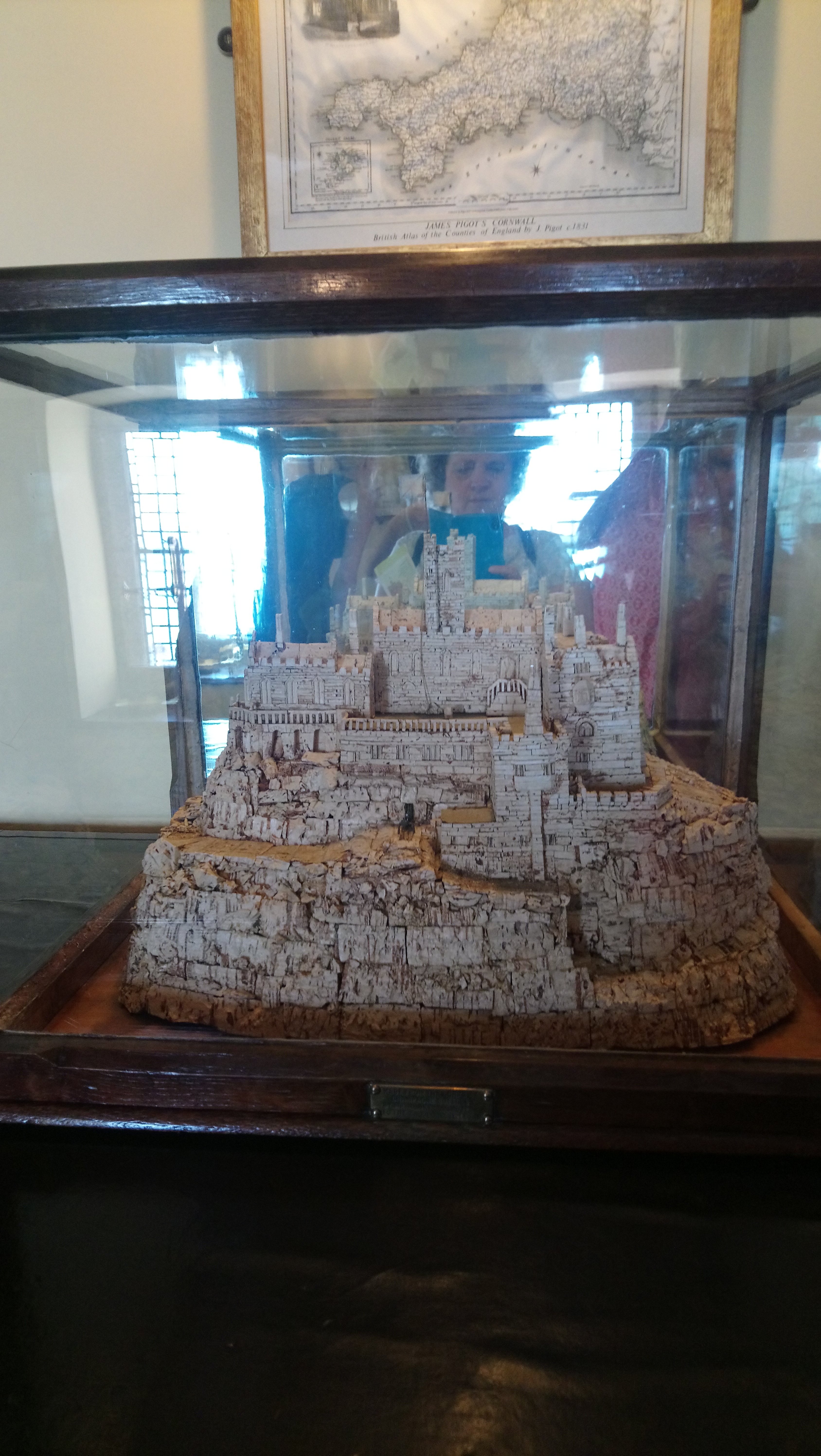 St.Michael’s Mount model made of wine corks